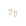 Huggie Latch Earring in yellow gold, front and side view
