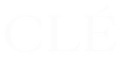 CLÉ logo in white