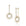 Pavé Spur Earring in yellow gold with white pavé diamonds, front and side view
