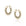 Pavé Spur Hoop  in yellow gold with black pavé diamonds, front and side view