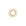 Spur Earring Charm in yellow gold, front view